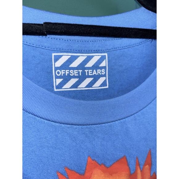 Denim Tears x Offset Medium Blue Set It Off #1 Tee - Picture 13 of 13